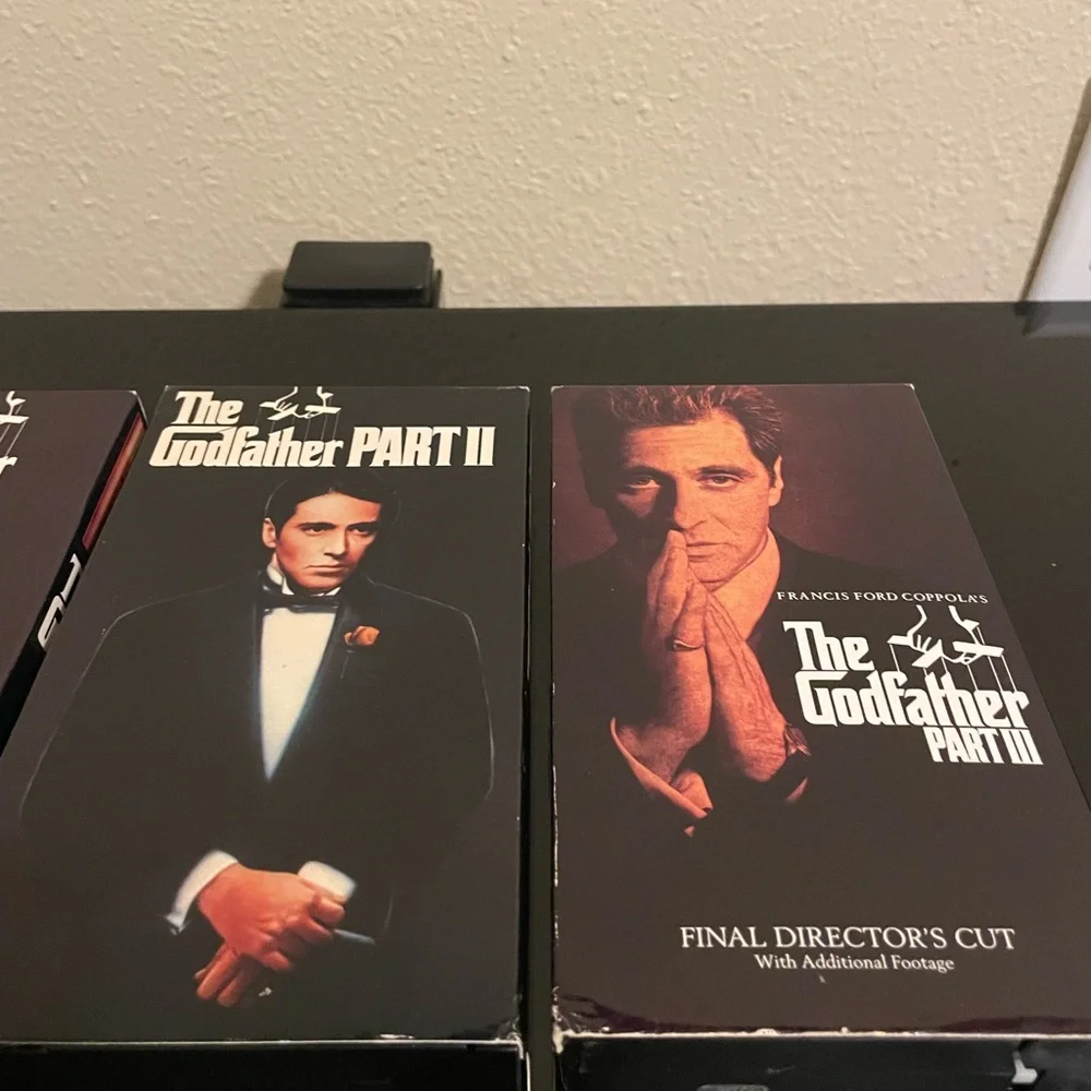 The Godfather Trilogy VHS Set